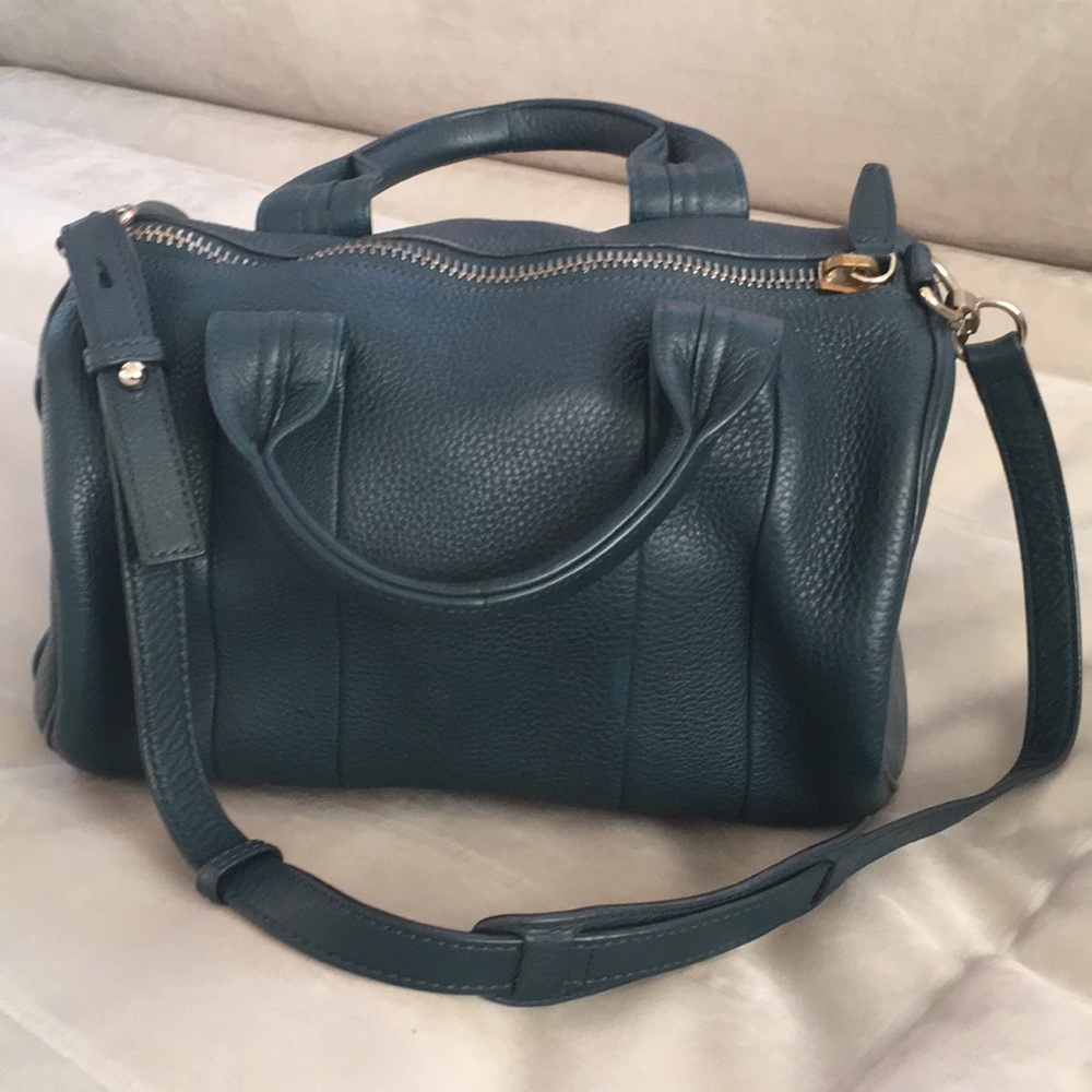 Alexander Wang Rocco in Dark green with gold stud